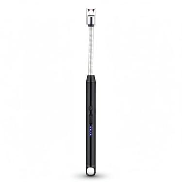 Imagem de Isqueiro Elétrico, Recarregável USB, com Ponta Flexível 360°, Acendedor sem Chama, Antivento, para Fogão, Churrasqueira, Velas, Camping, Seguro, Ecológico e Sustentável, Premium, Cores Sortidas