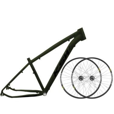 Imagem de Quadro MTB 29 KSW XLT100 + Par Roda Aro 29 Extreme Rosca