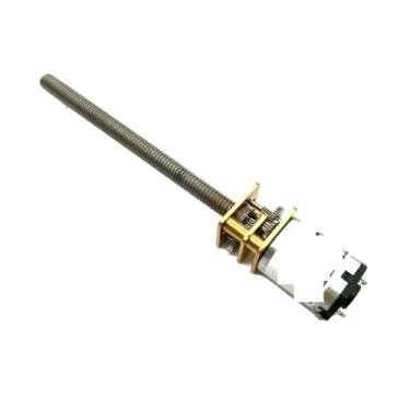 Imagem de Eixo rosqueado M4 55 mm DC Gear motor de partida eletrônico Redutor de parafuso 12V 20rpm