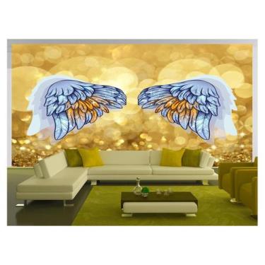 Imagem de Papel De Parede 3D Arte Asas Selfie Insta Cores 3,5M Tra197 - Você Dec