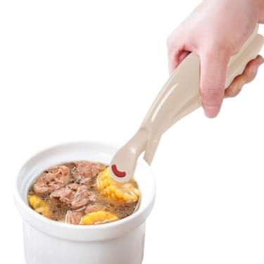 Imagem de Prendedor de prato | Clipe de prato | Alça antiderrapante resistente ao calor para proteger as mãos de queimaduras para cozinha, forno, micro-ondas, mesa, pratos, alimentos