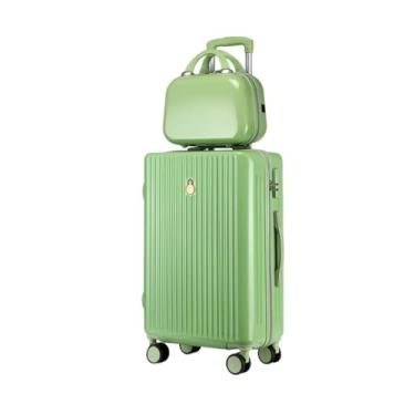 Imagem de Mala para pais e filhos com rodízios duplos, rotação de 360 graus, silenciosa, grande capacidade, armazenamento conveniente, mala resistente a impactos, equipada com TSA de cano baixo à prova d'água