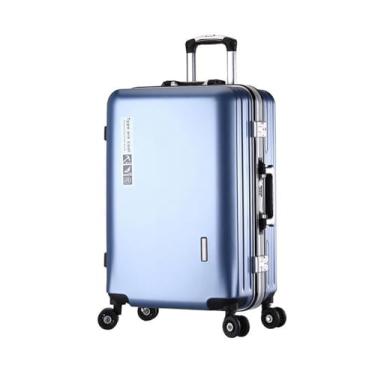 Imagem de Mala USB silenciosa com rodízio duplo, rotação de 360 graus, tipo e à prova de choque, impermeável, com gancho, bolsa de transporte, viagem de negócios, leve, grande capacidade, conveniente Stora