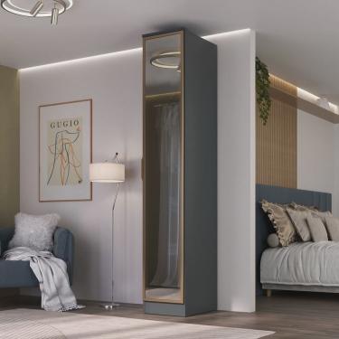 Imagem de Guarda-roupa 1 Porta Reflecta Ravi