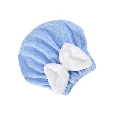 Imagem de Toalhas de cabelo | Turbantes antifrizz de secagem rápida | Toalhas de secagem de cabelo antifrizz, para mulheres longas, curtas, encaracoladas, molhadas, grossas, mulheres, meninas, banheiro