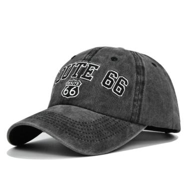 Imagem de Boné de beisebol Routes 66 Anime Snapback Hat Denim 54-60cm