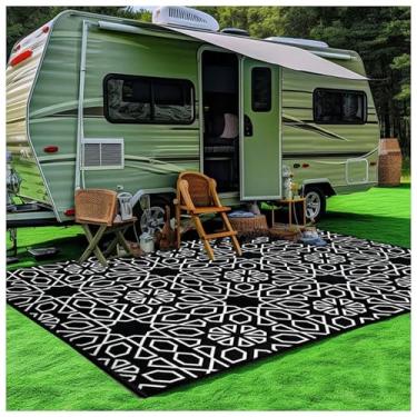 Imagem de SPXMQSS Tapetes externos para jardim, ambientes externos para pátio, fácil limpeza, ambientes internos e externos, antiderrapante, para varanda, deck, varanda, jardim, piquenique, cozinha, corredor