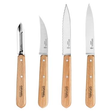 Imagem de Opinel Conjunto de facas de cozinha Essentials - Natural