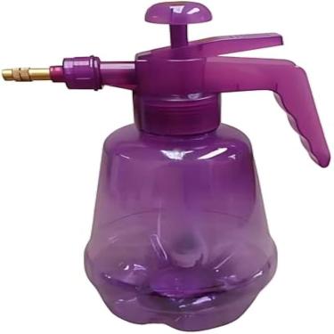 Imagem de Pulverizador de pressao manual, reservatorio plastico, bico ajustavel, multiuso, 1,6 litros, leve e versatil, transparente - Cores sortidas