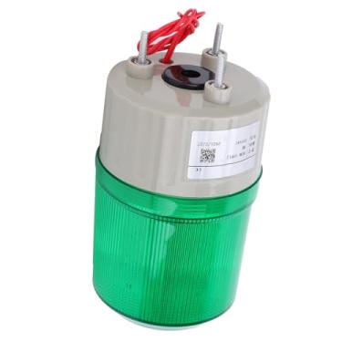 Imagem de Cryfokt BERM Warning LED Sound Light Lâmpada de Alarme de Emergência à Prova D'água para Fábricas, Edifícios de Escritórios, Escolas ABSP 220VAC (Verde)