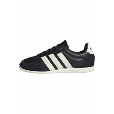 Imagem de adidas Tênis feminino Barreda Low, preto/branco/branco, 40