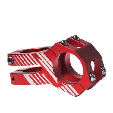 Imagem de Mesa de guidão curta MTB 31,8x45mm em liga de alumínio para bicicletas de corrida, downhill e estrada.(45MM red)