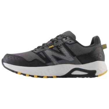 Imagem de New Balance Tênis de corrida masculino MT410V8 Trail, Castlerock/Preto, 11 Wide