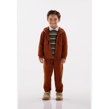Imagem de Jaqueta Infantil Masculina em Malha Alfaiataria com Gola Forrada Up Baby-Masculino