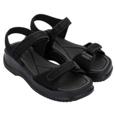 Imagem de Sandália Feminina Azaleia Ortopédica Original 18451 Preto 35-Feminino