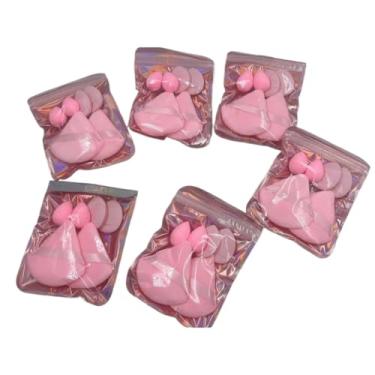 Imagem de PincéIs Para Base 6 Saquinha Com 36 Unidades Maquiagem Sponge Puff Soft Skin-Friendly Esponja UtensíLios E AcessóRios De Maquiagem FáCil De Usar PráTico Para Transportar(36)