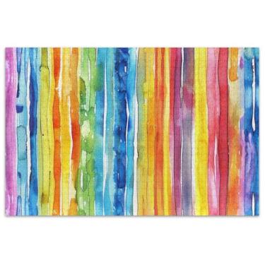 Imagem de Quebra-cabeça adulto listras verticais aquarela 500 peças flor impressão animal paisagem quebra-cabeça elefante branco presentes engraçados