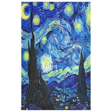 Imagem de Joisal Toalhas de prato giratórias de sálvia céu noturno para cozinha toalhas de mão decorativas de chá panos fofos absorventes 45 x 71 cm, 4 pacotes