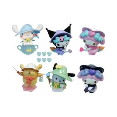 Imagem de Conjunto De Brinquedos Em Caixa Surpresa Da Série Pijamas Kawaii 6 Peç