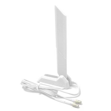 Imagem de 2,4/5/6GHz Tri Band WiFi 7 Gaming Motherboard substituição para MSI PRO Z790-A MAX/ Z890-A /Z890-P/Z890-S, B840 B850 B860 Gaming Plus, MPG B850 Edge TI WiFi Base magnética (branca)