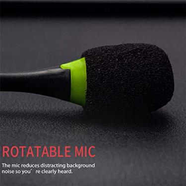 Imagem de Fone de Ouvido para Jogos, Microfone para Jogos, Pc, Fones de Ouvido Usb Com Microfone para Videogame, Fone de Ouvido Com Fio (Preto)