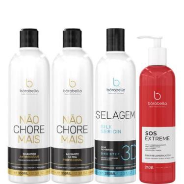 Imagem de Borabella Kit Não Chore + Selagem 3D 3x350ml + SOS