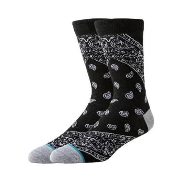 Imagem de Meias Tubulares Unissex Com Estampa De Caveira E Rosa Para Homens E Mu