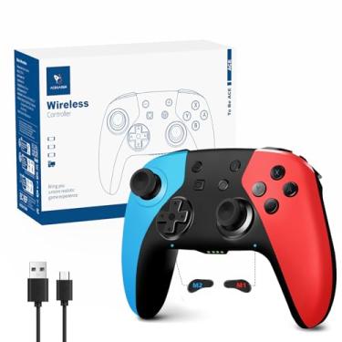 Imagem de AceGamer Wireless Pro Controller for Nintendo Switch/Switch 2/Lite/OLED/Windows PC, Bluetooth Controller with Hall Effect Joysticks, Wake-up/Turbo/Dual Vibration/Macros/6-Axis Gyro/Screenshot