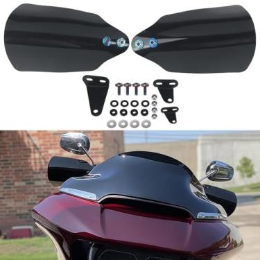 Imagem de FWXEOZ Protetores de mão de motocicleta para Touring Street Road Glide/Softail Street Bob 114 FXBBS/Low Rider ST 117 FXLRST 2007-2024 Suporte de atualização do guidão