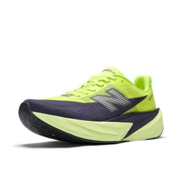 Imagem de New Balance Tênis de corrida feminino FuelCell Rebel V5, Verde alcalino/Boysenberry, 38