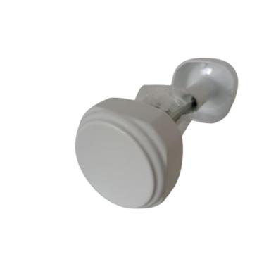 Imagem de Maçaneta Bola Para Fechadura Porta Stam Modelo 02 - Branca