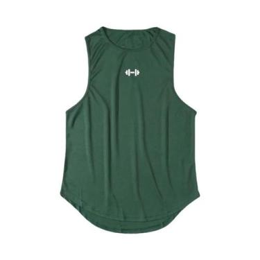 Imagem de Camiseta Sem Mangas Para Academia Masculina De Secagem Rápida Roupas D