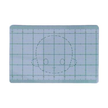 Imagem de KiBcsLic Régua de para desenho de rosto de boneca Ob11doll, ferramenta auxiliar para alinhamento, coloração e repintura de rostos, guia para trabalhos, Style a