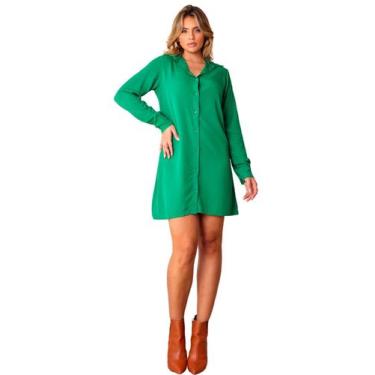 Imagem de Chemise Camisão Max Camisa Manga Longa Vestidos Femininos - GISELE FRE