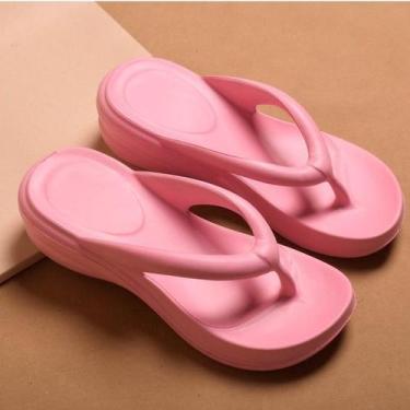 Imagem de Chinelo Feminino Anabela EM EVA Ortopédico Anatomica Super Leve e Conf