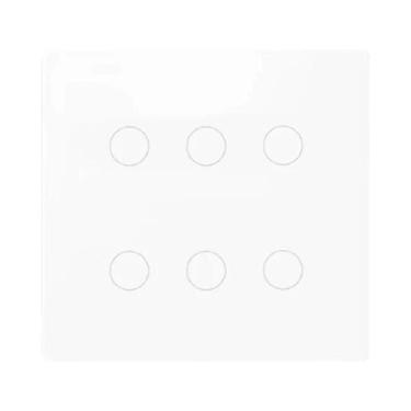 Imagem de Interruptor De Luz De Painel De Vidro Inteligente 4x4 Com Sensor De To