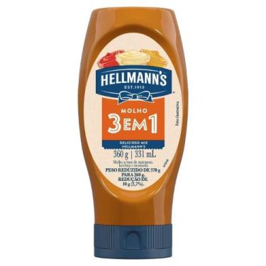 Imagem de Molho Hellmann's 3 em 1 Squeeze 360g - Hellmanns