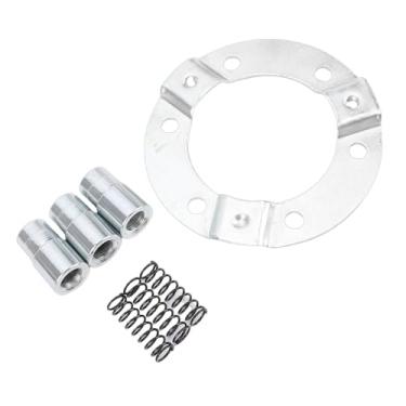 Imagem de KIMISS Kit de Pinos Deslizantes de Molas de Placa de Retenção para Snowmobile, Liga de Aço, 0602-133, 1990-2008, Números OE 0602-144, -138 Com -133 para Correspondência Precisa