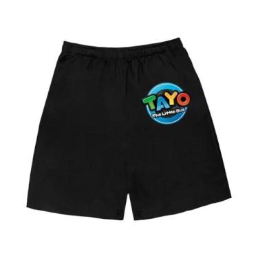 Imagem de Camisetas Infantis Kawaii Hip-hop Com Gola Redonda E Estampa De Tayo t