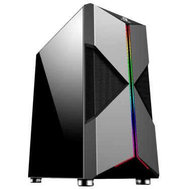 Imagem de Gabinete Gamer Fortrek Holt - Lateral em Acrílico - LED RGB - Mid Tower - 70571-Unissex