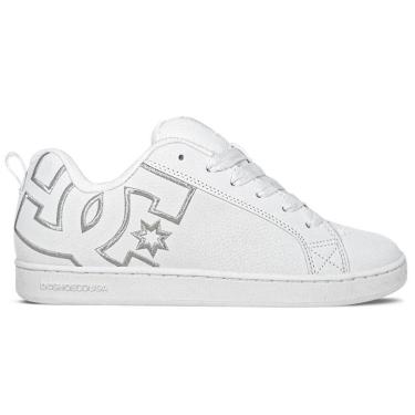 Imagem de Tênis DC Shoes Court Graffik IMP Stencil Unissex | Branco-Unissex