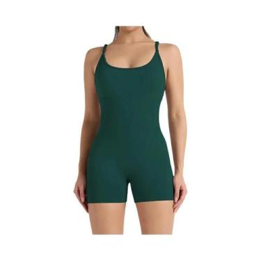 Imagem de Macacão De Yoga Feminino Slim Fit De Secagem Rápida E Elástico, Design
