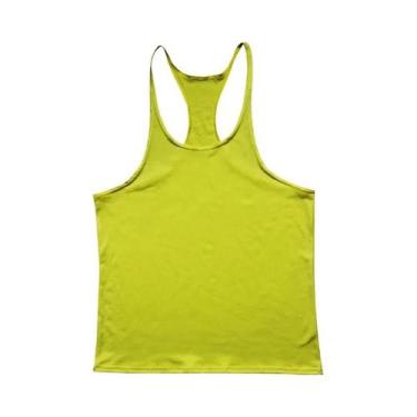 Imagem de Camiseta Regata Casual Para Homens Em Tamanho Grande, Cor Sólida, Para