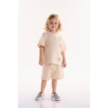 Imagem de Conjunto Infantil para Menino com Camiseta e Bermuda Beiramar Três e Já-Masculino