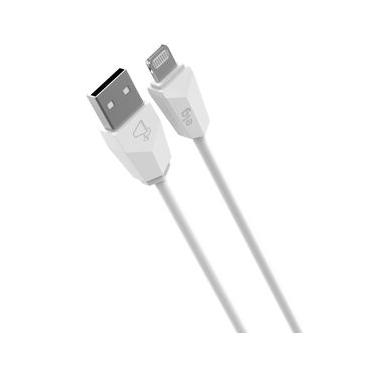 Imagem de Cabo Lightning, Sincronização e Recarga 12W 2.4A, Ultra Flexível, 1 metro, Branco, S810, ELG
