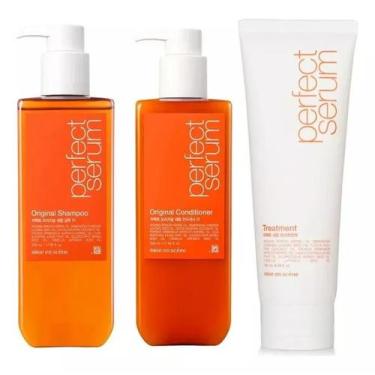Imagem de Kit perfect serum shampoo + condicionador 530ml + tratamento 180ml mis