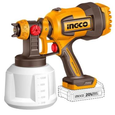 Imagem de Pistola de Pintura Ingco 20V P20S à Bateria