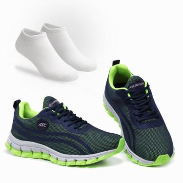 Imagem de Tênis Masculino Ascension Lege 21 Com Meia Básica  Conforto e Versatil