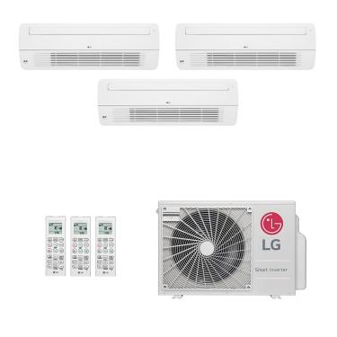 Imagem de Ar-Condicionado Multi Split Inverter LG 24.000 (1x Evap Cassete 1 Via 7.000 + 2x Evap Cassete 1 Via 12.000) Só Frio 220V