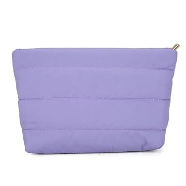 Imagem de Bolsa clutch simples, bolsa de pulso de algodão de cor sólida com compartimentos para cartão para mulheres, festas noturnas, uso diário, Roxa, Medium, Mochila casual